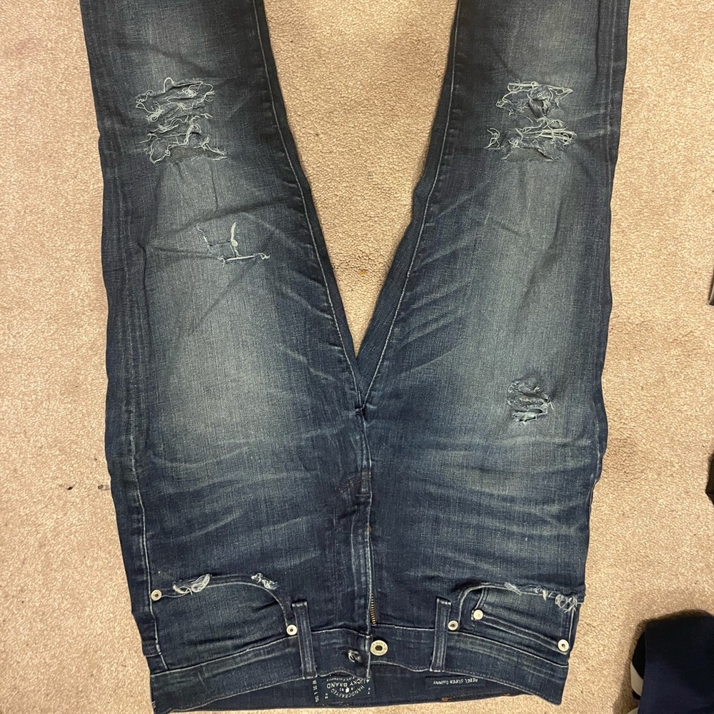 Lucky Brand Super Skinny Distressed Jeans